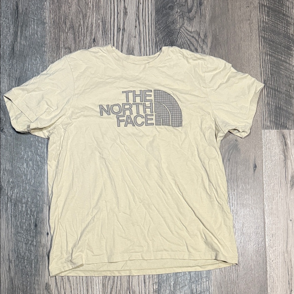The North Face Beige T-Shirt with Logo